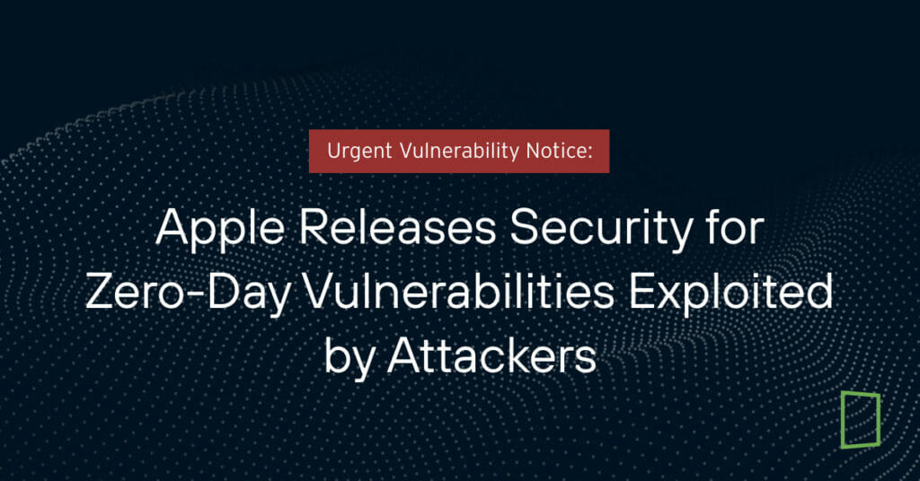 Apple Releases Security for Zero Day Vulnerabilities Exploited by Attackers