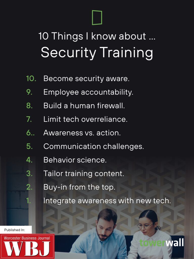 10 Things I know about … Security Training